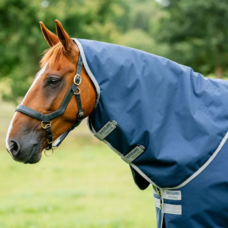 Amigo Ripstop 900D Plus 0g Turnout Rug - Navy/Titanium Grey-5