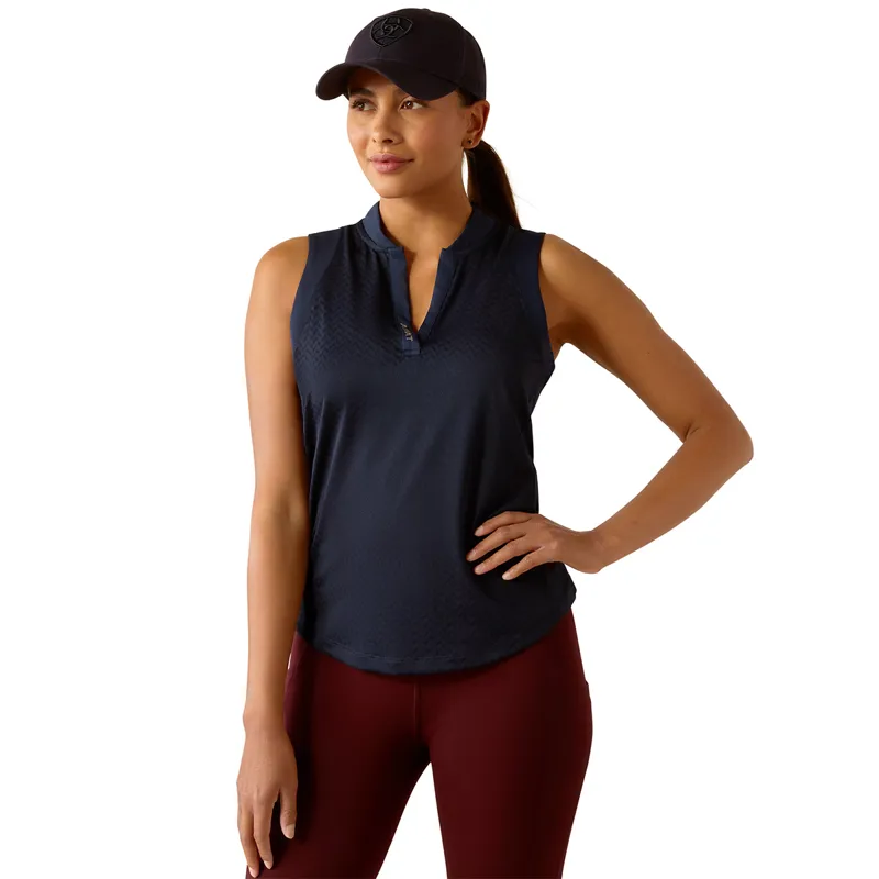 Ariat Mesa Womens Sleeveless Base Layer - Navy Eclipse