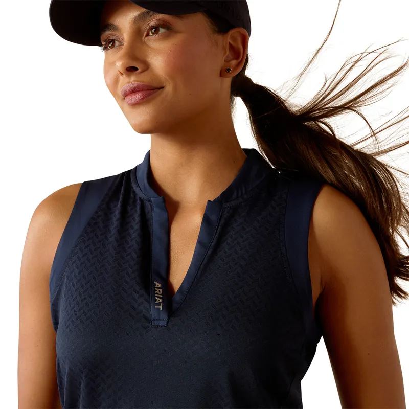 Ariat Mesa Womens Sleeveless Base Layer - Navy Eclipse-3