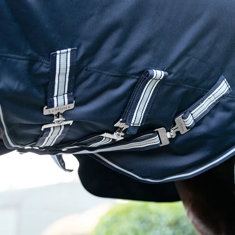 LeMieux Arika Storm-Tek 350g Turnout Rug - Navy-7