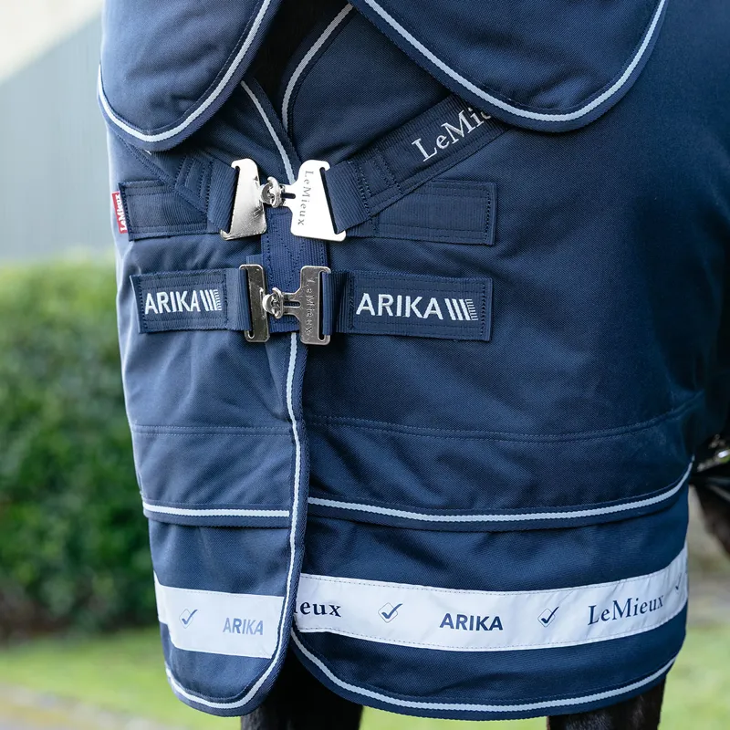 LeMieux Arika Storm-Tek 350g Turnout Rug - Navy-6