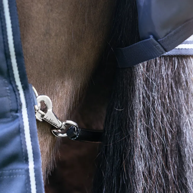 LeMieux Arika Storm-Tek 350g Turnout Rug - Navy-5