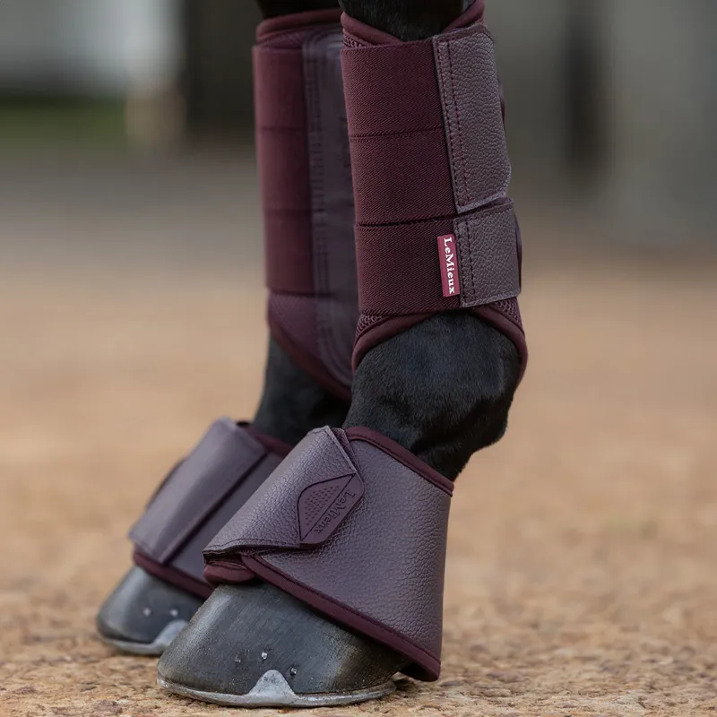 LeMieux Arika Overreach Boots - Damson-1