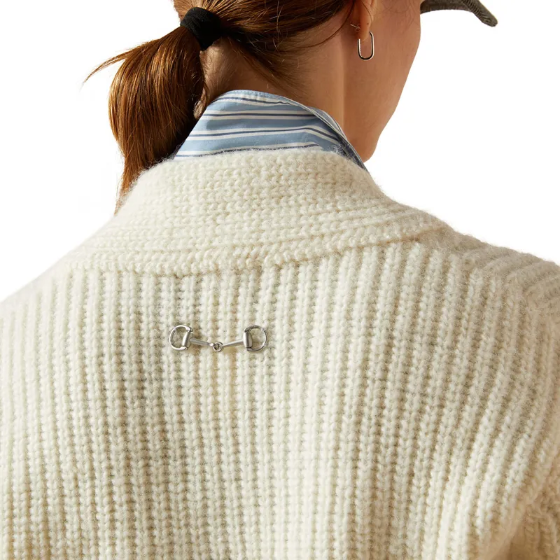 Ariat Country Arley Womens Sweater - Arctic Wolf-2