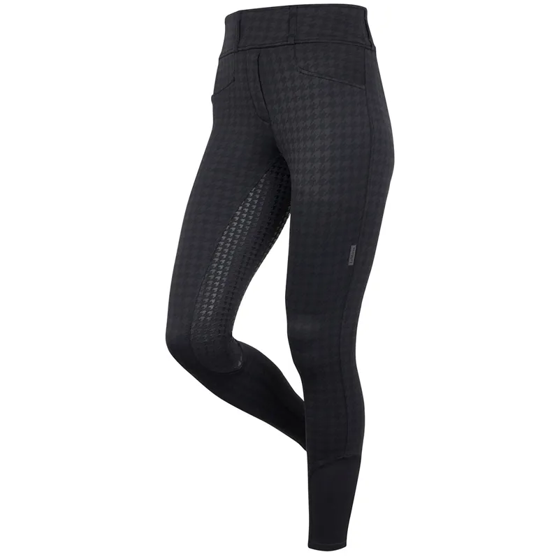 LeMieux Aspen Full Grip Womens Breggings - Houndstooth