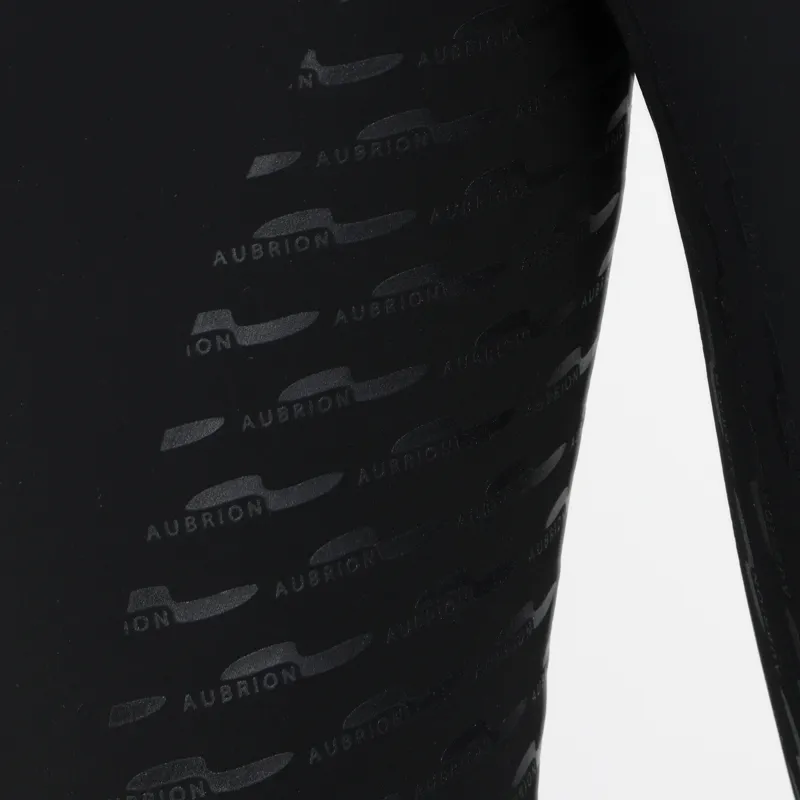 Aubrion Optima MX Mens Full Grip Breeches - Black-5