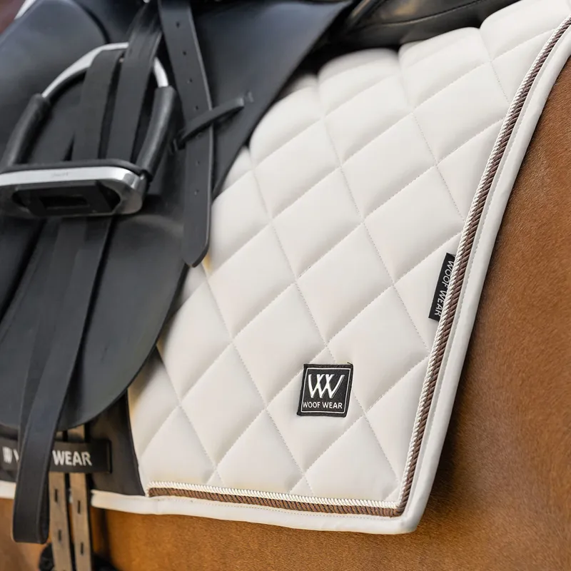 Woof Wear Vision Aura Dressage Saddlecloth - Stone-1