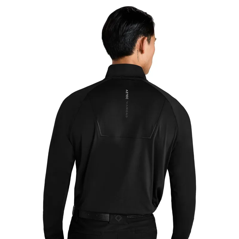 Aztec Diamond Core Mens 1/4 Zip Base Layer - Black-3