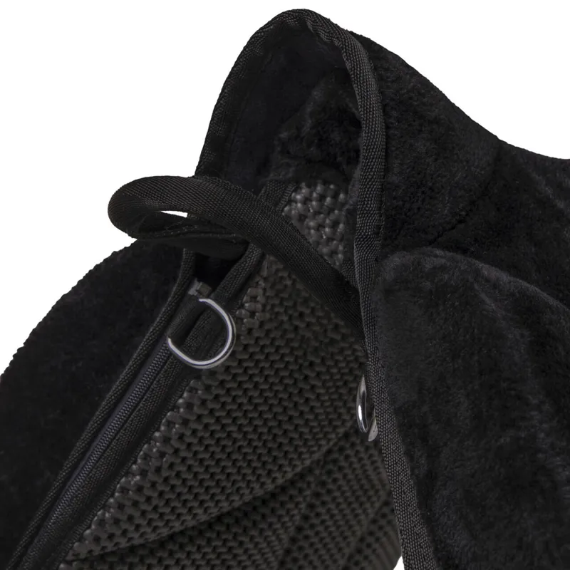 QHP Super Soft Bareback Pad - Black/Black-2