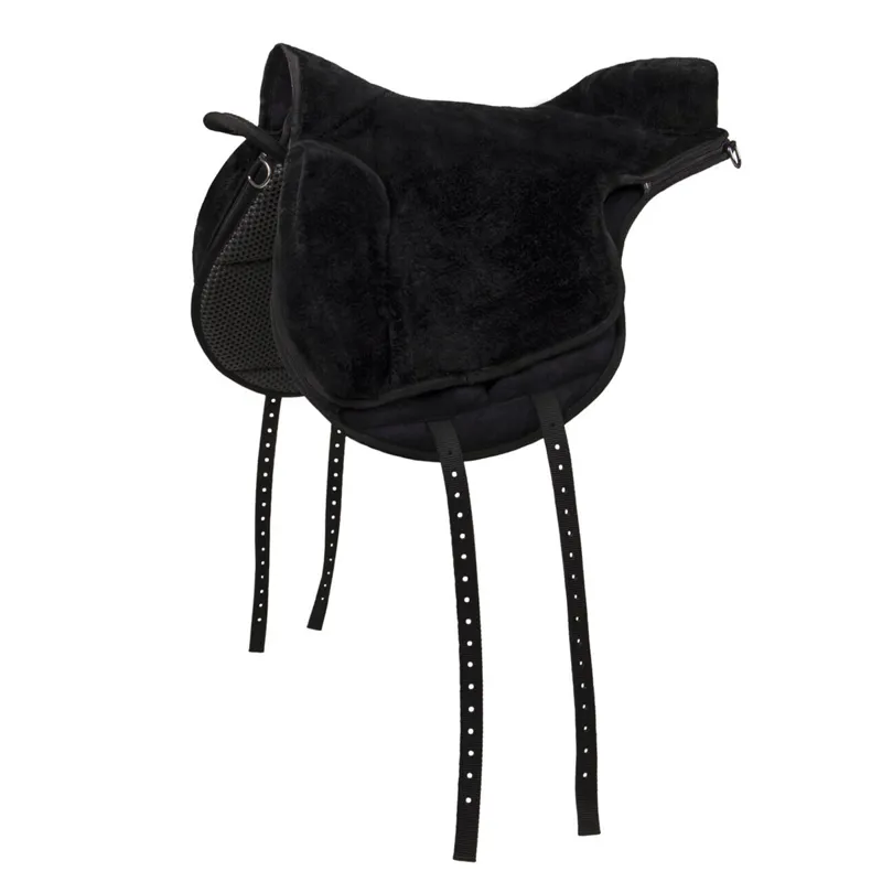QHP Super Soft Bareback Pad - Black/Black