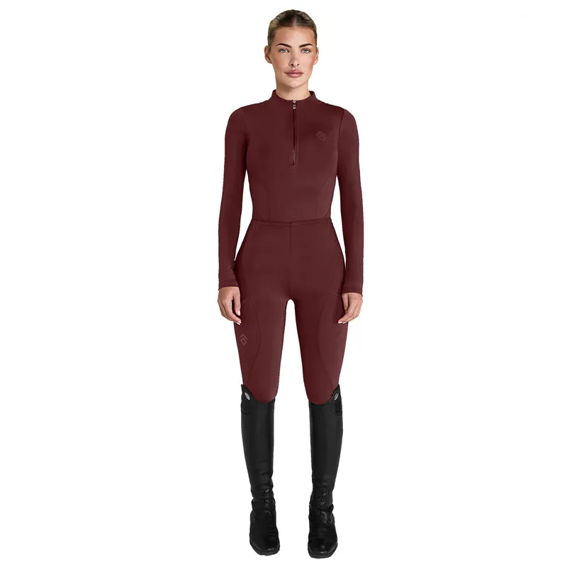 Aztec Diamond Core Long Sleeve Womens Base Layer - Cherry-6