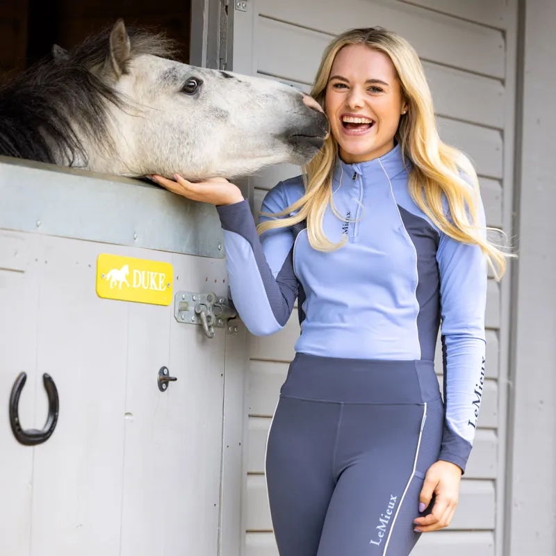 LeMieux x This Esme Ladies Base Layer - Corn Blue-8