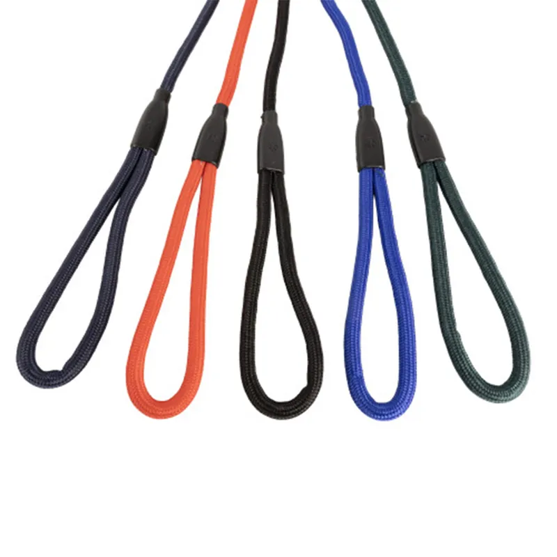 Benji and Flo Classic Slip Dog Lead - Black-1