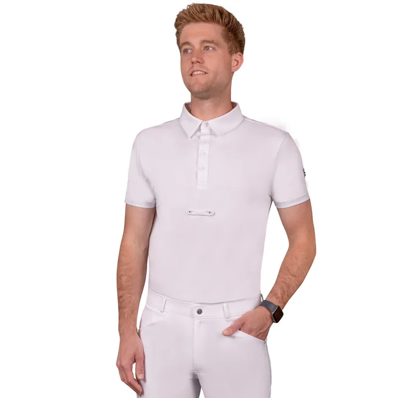QHP Berno Mens Show Shirt - White