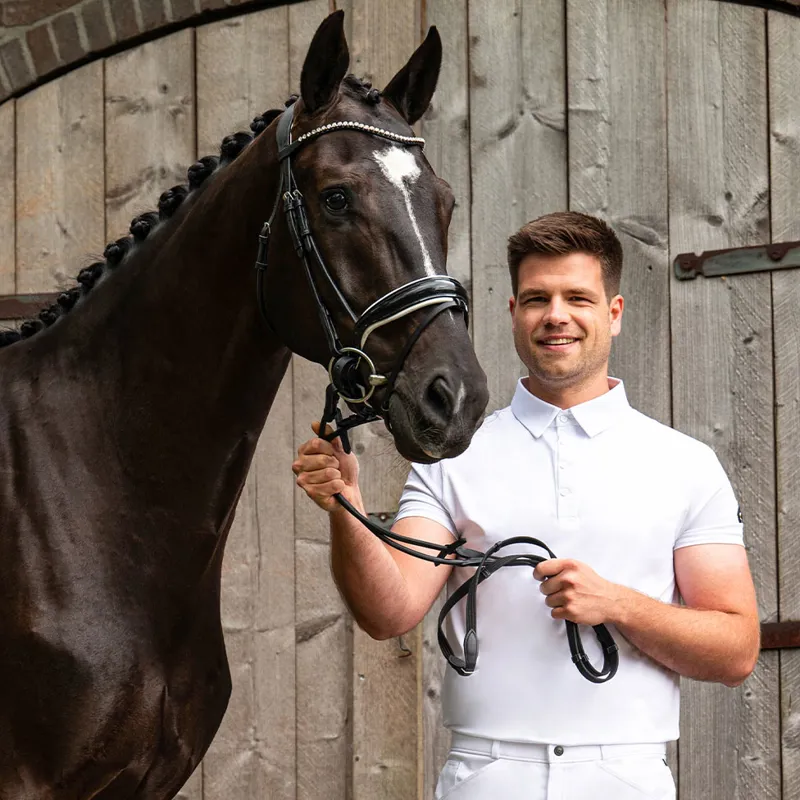 QHP Berno Mens Show Shirt - White-5