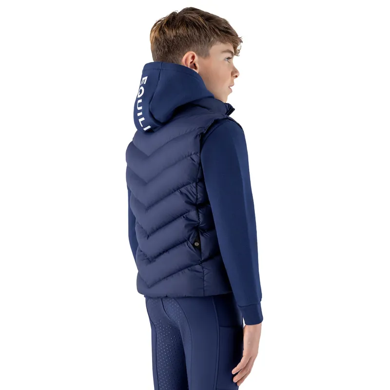 Equiline Cerk Junior Boys Gilet - Navy Peony-3