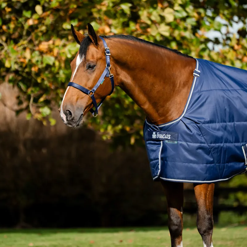 Bucas Quilt 150g Stable Rug with Stay-Dry Lining - Navy/Silver-1
