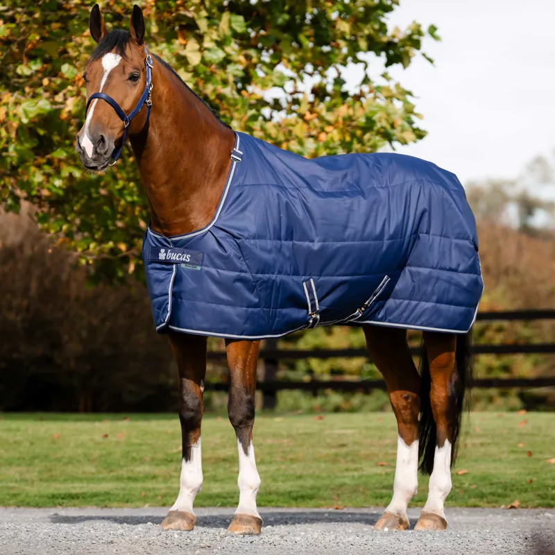 Bucas Quilt 150g Stable Rug with Silk-Feel Lining - Navy/Silver
