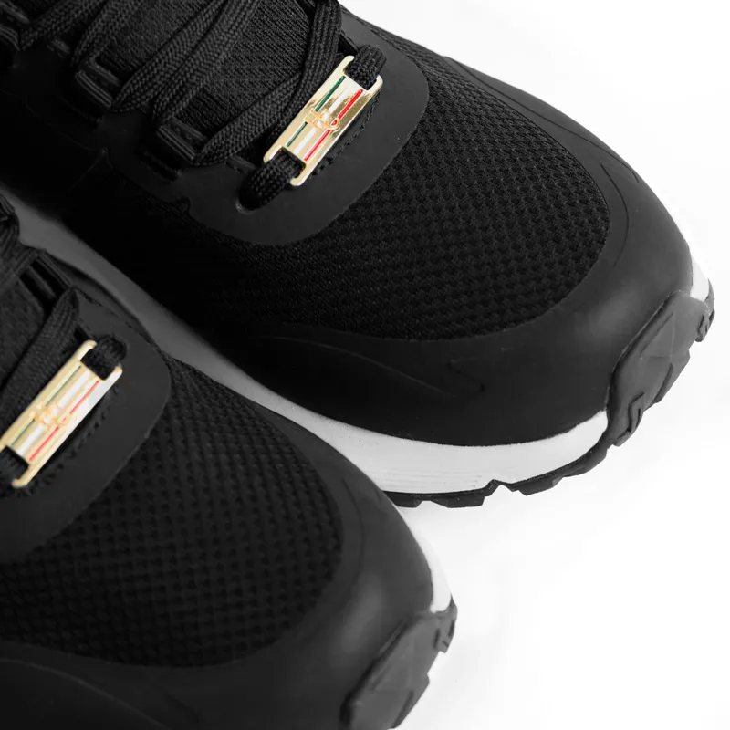 Holland Cooper Burghley Womens Waterproof Trainers - Black-4