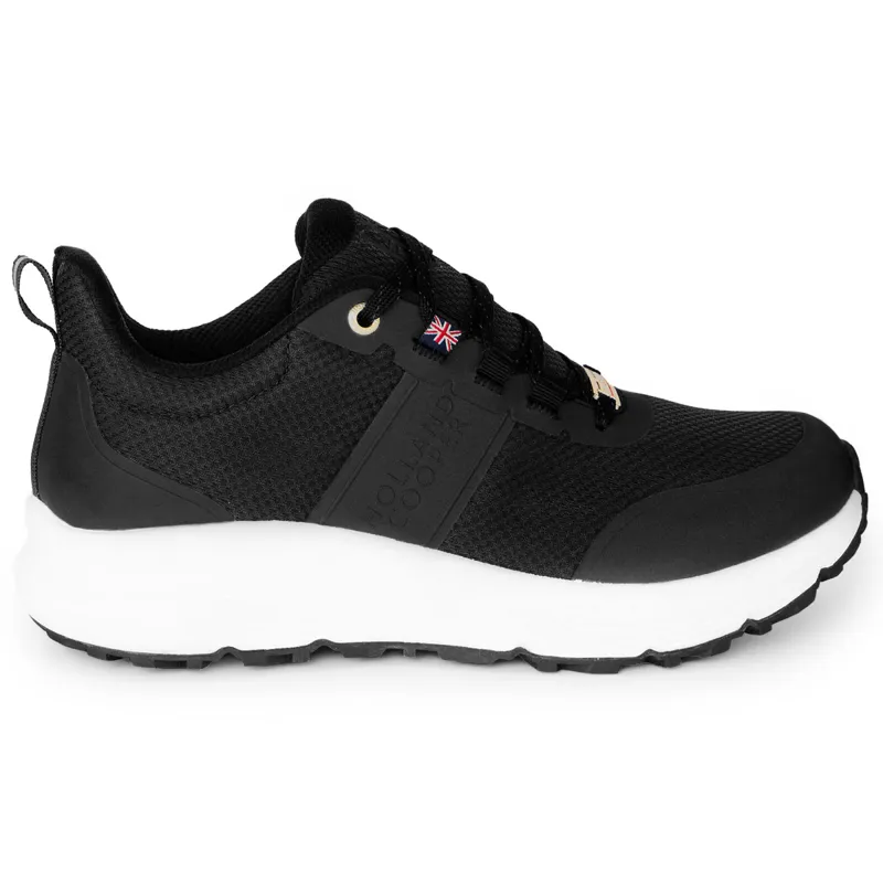 Holland Cooper Burghley Womens Waterproof Trainers - Black-3