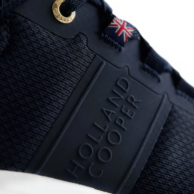 Holland Cooper Burghley Womens Waterproof Trainers - Ink Navy-7