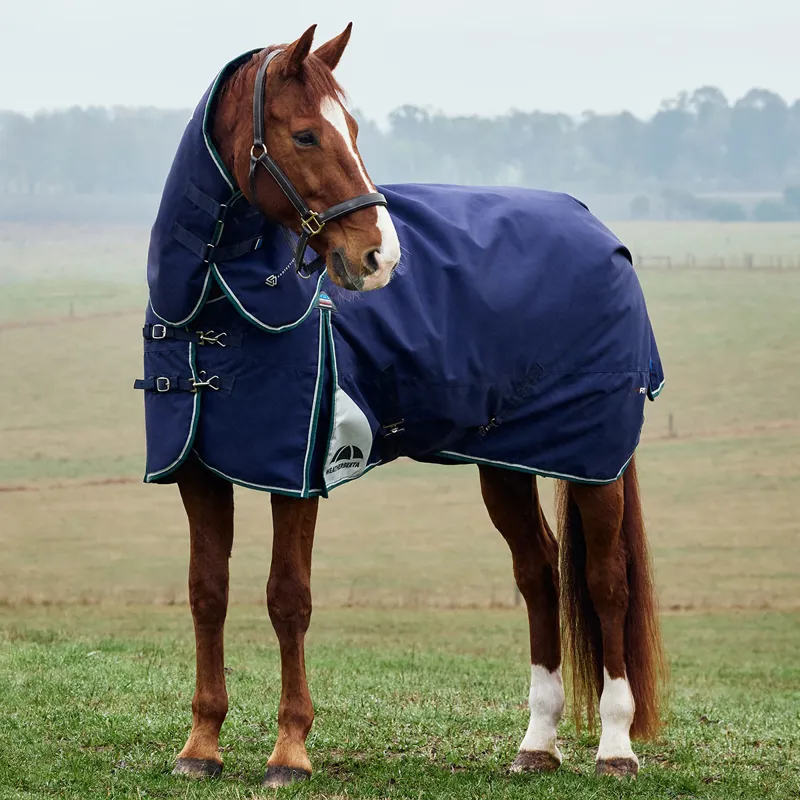 WeatherBeeta ComFiTec Plus Dynamic 100g Detach-A-Neck Turnout - Navy-5