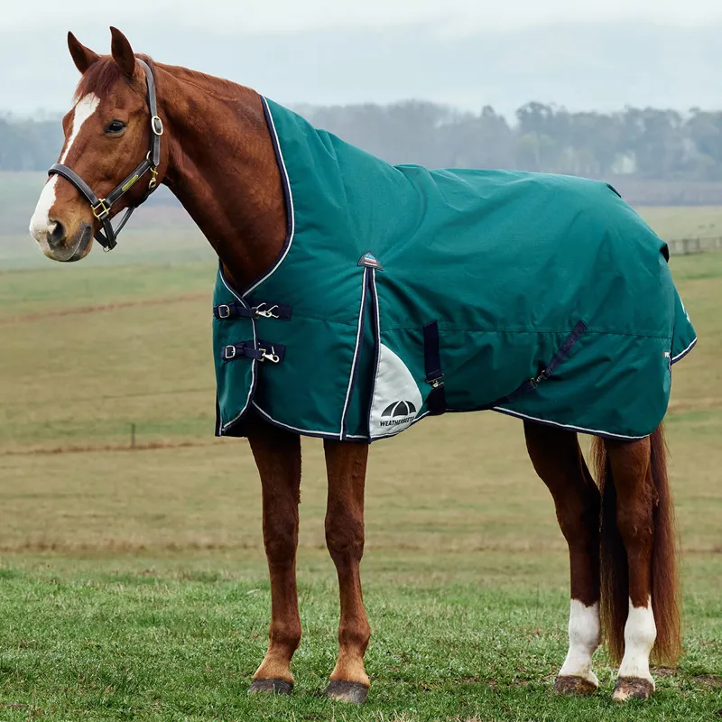 WeatherBeeta ComFiTec Plus Dynamic 100g High Neck Turnout Rug - Green
