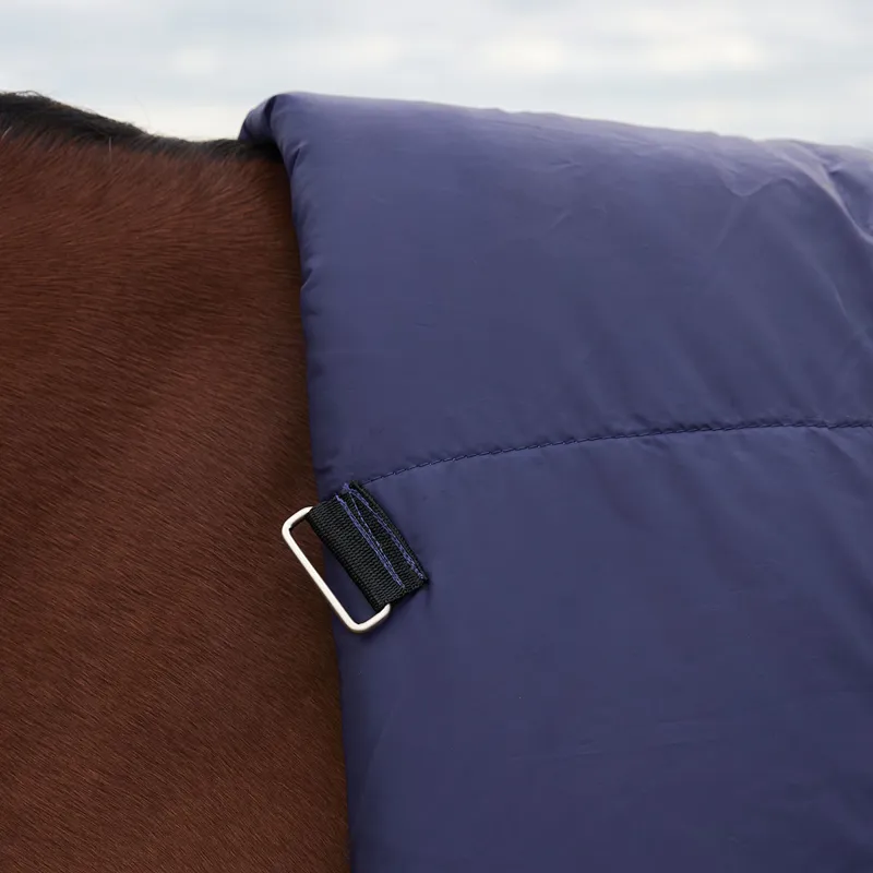 WeatherBeeta ComFiTec Plus Dynamic 220g High Neck Turnout Rug - Navy-6