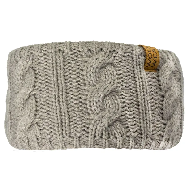 Woof Wear Cable Headband - Stone