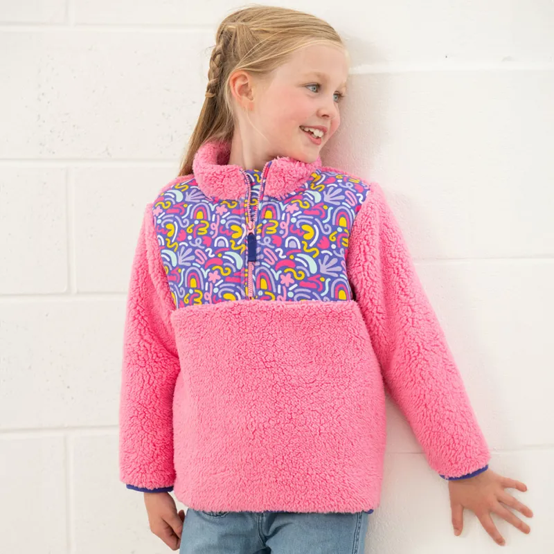 Lighthouse Cassie Junior Girls Fleece Jumper - Blush Pink-6