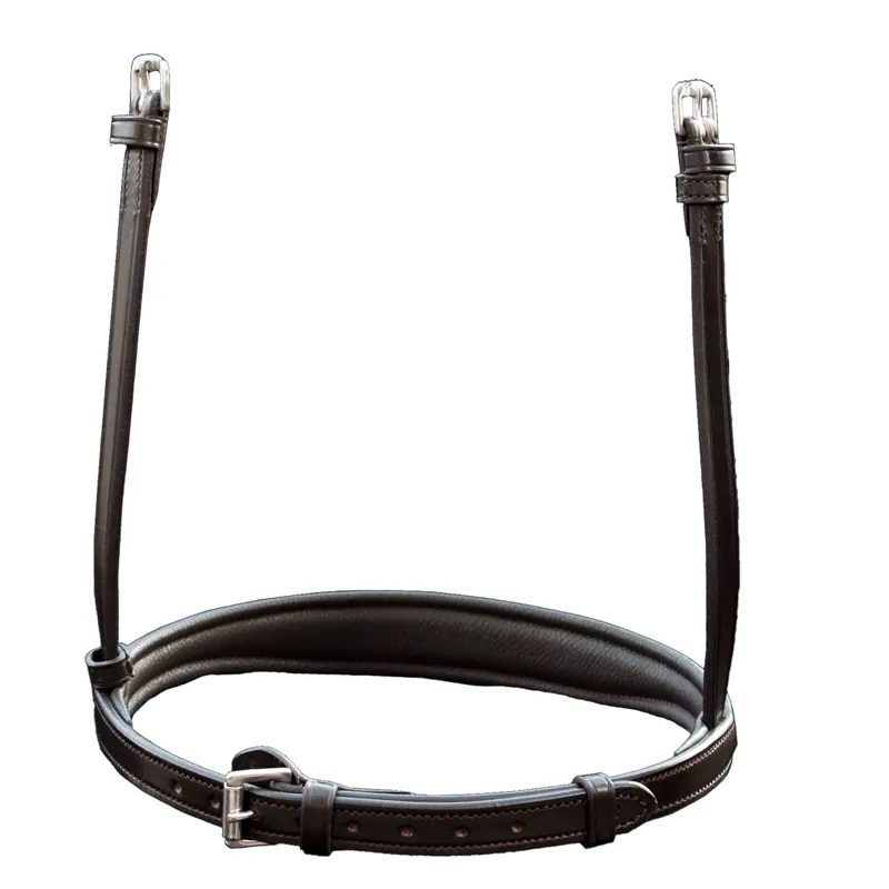 Henry James Cavesson Noseband - Havana Brown-1