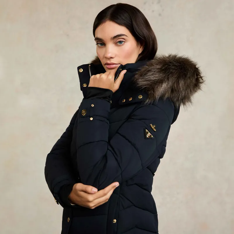 Holland Cooper Chamonix Ladies Coat - Ink Navy-1