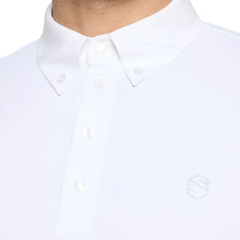 Samshield Charles Mens Short Sleeve Show Shirt - White-2