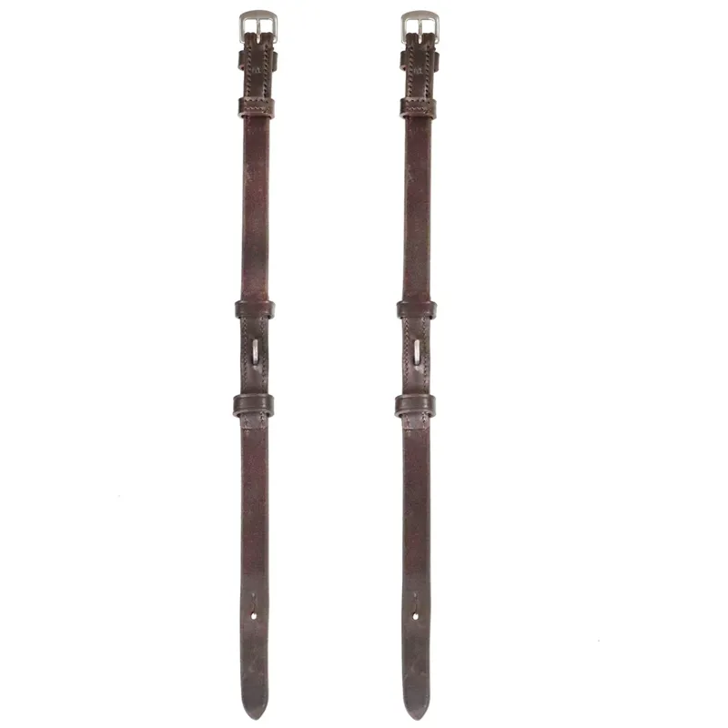 Henry James Billet Cheekpieces - Havana Brown