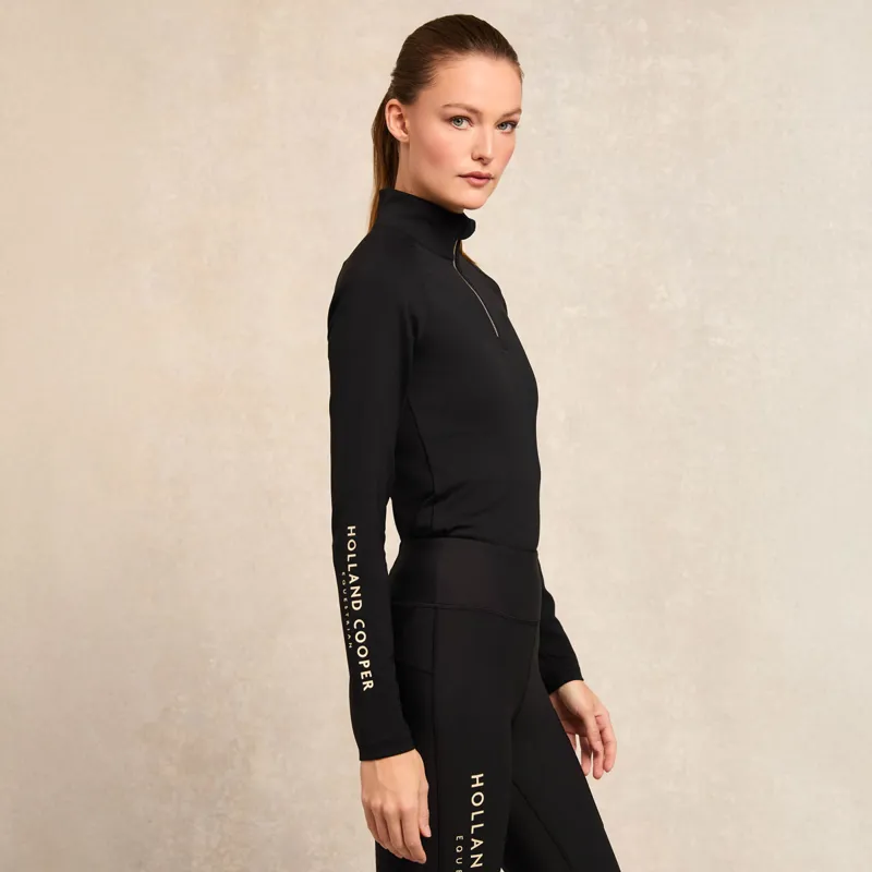 Holland Cooper Chiltern Womens Base Layer - Black-3
