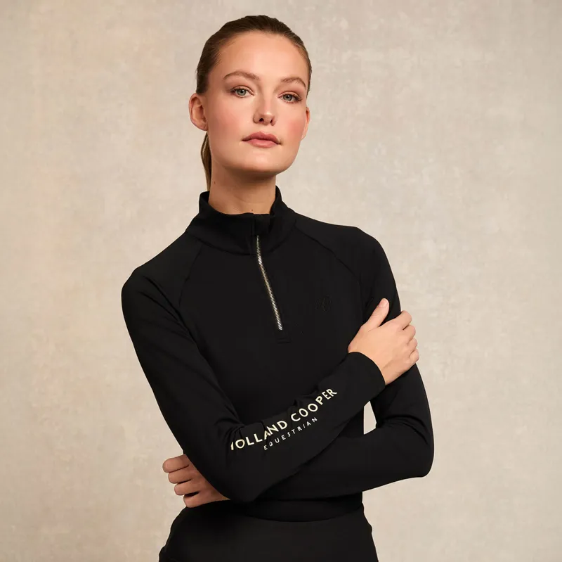 Holland Cooper Chiltern Womens Base Layer - Black
