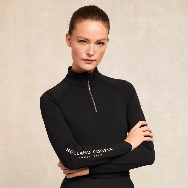 Holland Cooper Chiltern Womens Base Layer - Black-5