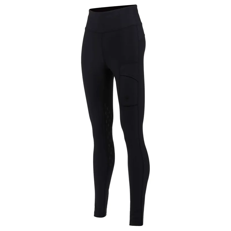 Holland Cooper Chiltern Legging Womens Riding Tights - Black-2