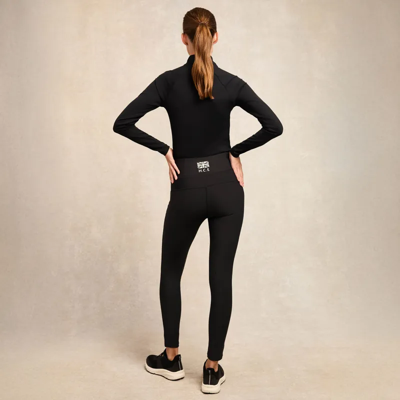 Holland Cooper Chiltern Legging Womens Riding Tights - Black-9