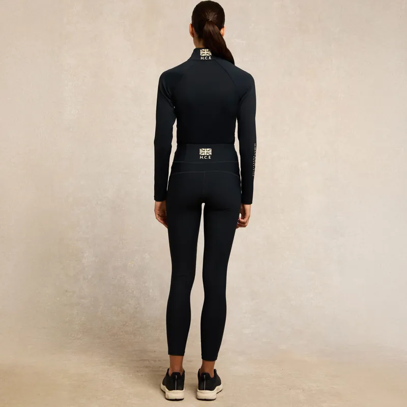 Holland Cooper Chiltern Legging Womens Riding Tights - Ink Navy-2