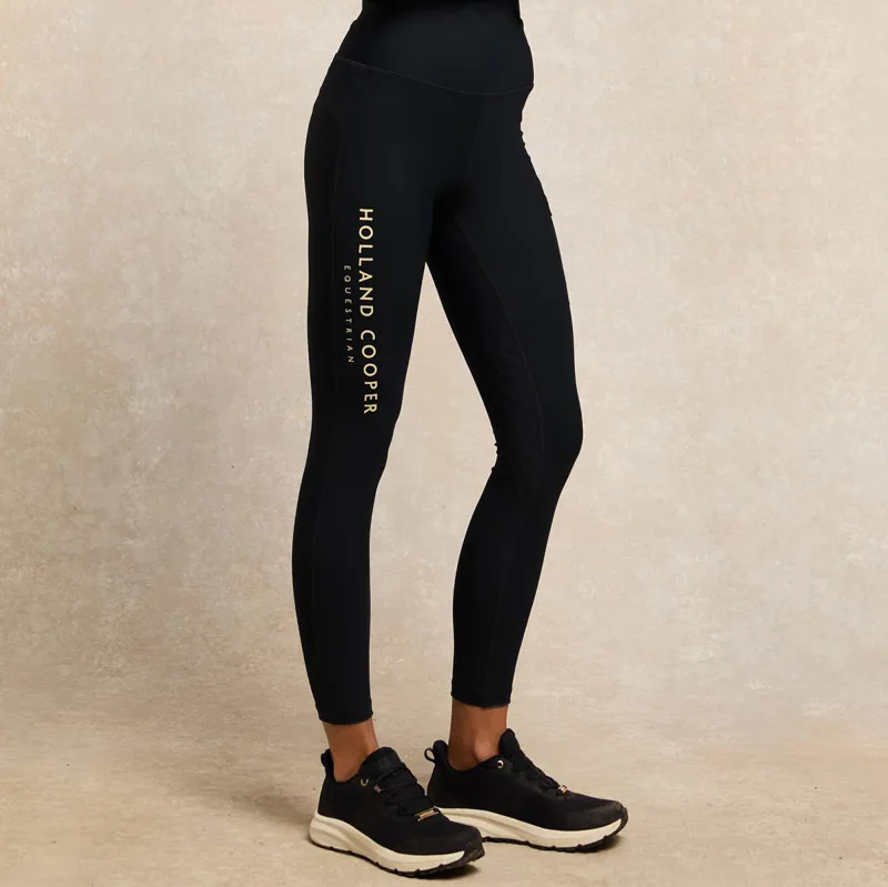 Holland Cooper Chiltern Legging Womens Riding Tights - Ink Navy