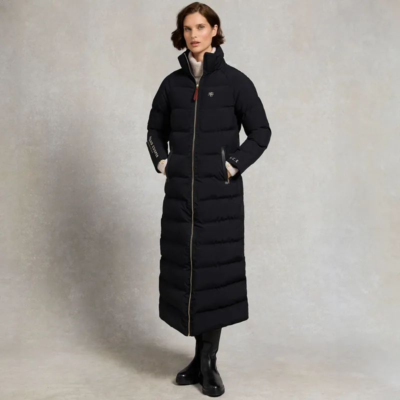 Holland Cooper Chiltern Womens Longline Yard Coat - Black