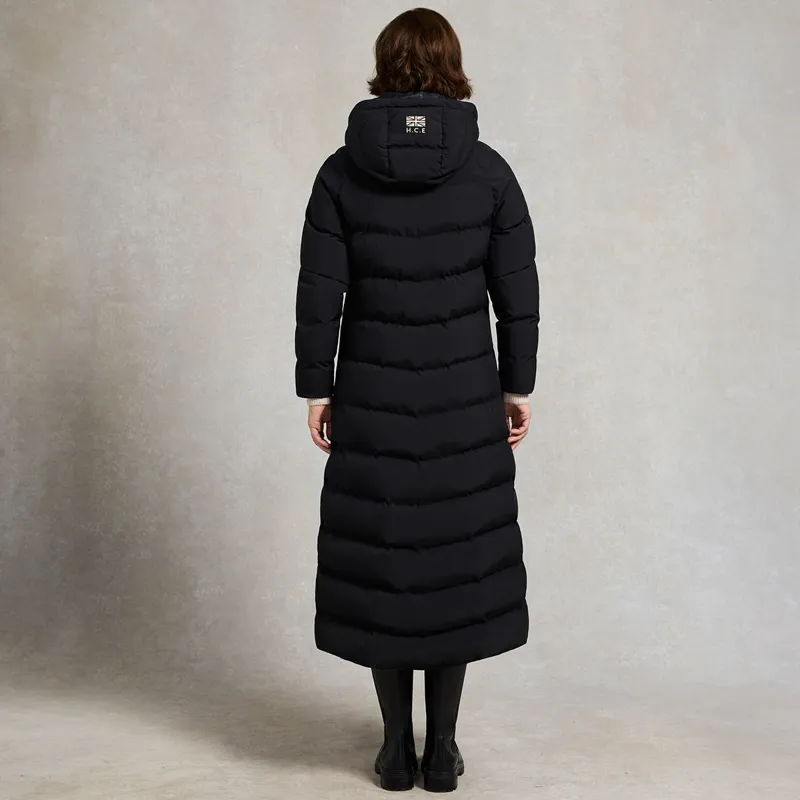 Holland Cooper Chiltern Womens Longline Yard Coat - Black-2