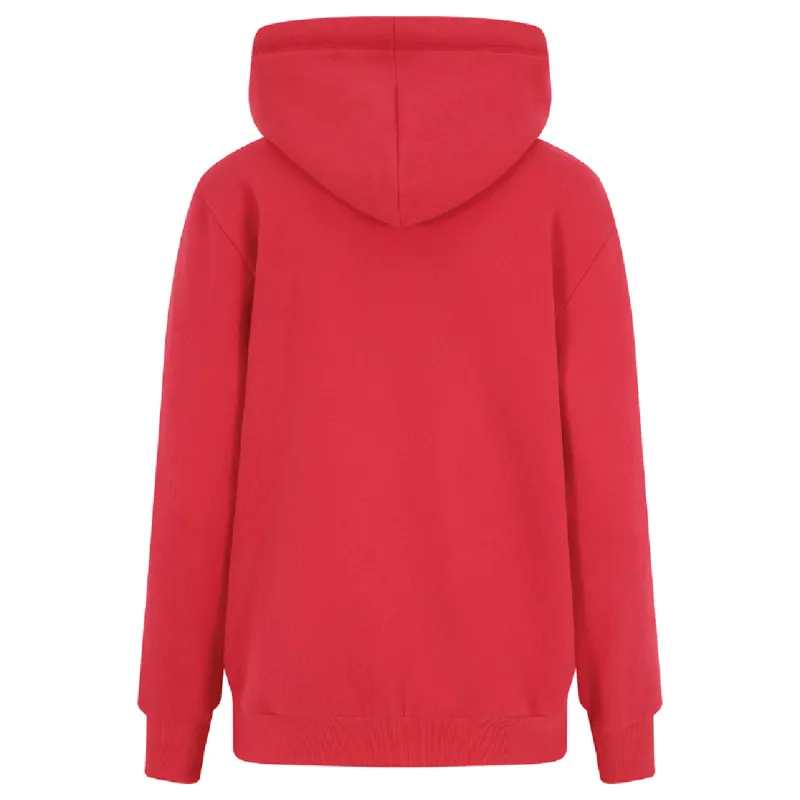 Equetech Whoa Horsey Adults Christmas Hoodie - Red-1