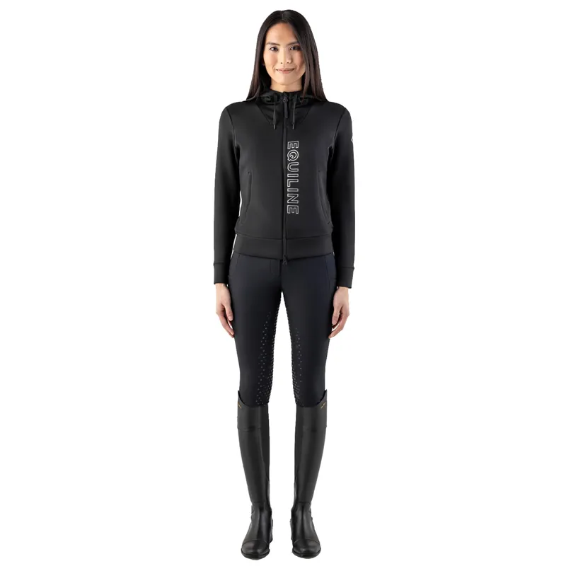 Equiline Coco Womens Zip Hoodie - Black-2