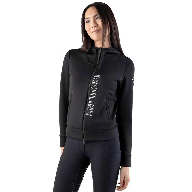 Equiline Coco Womens Zip Hoodie - Black