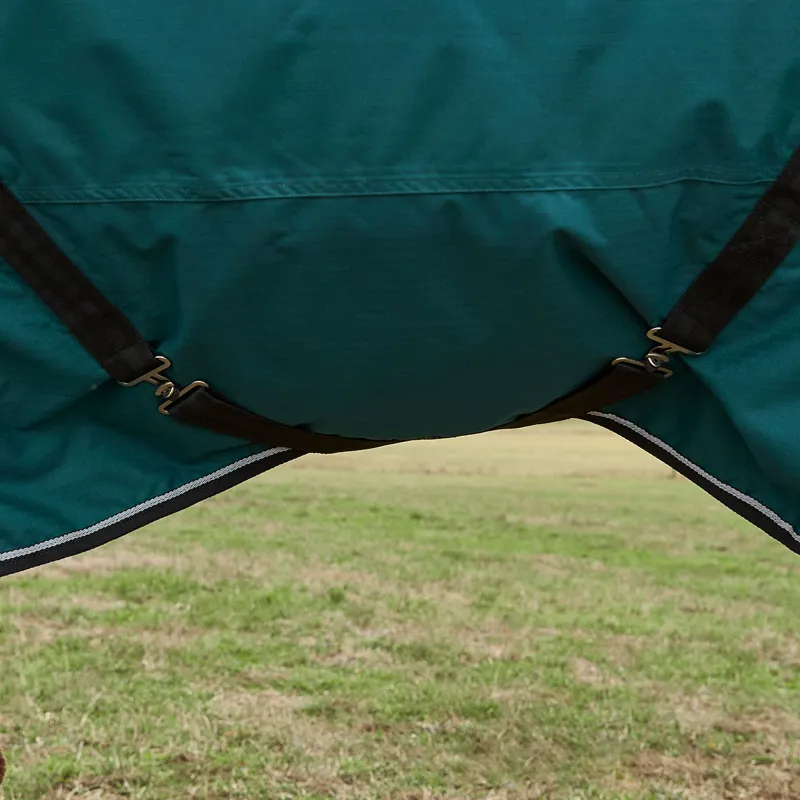 WeatherBeeta ComFiTec Classic 50g Combo Neck Turnout Rug - Forest Green-10