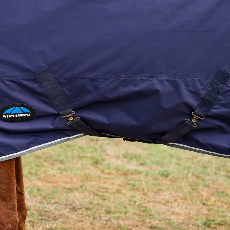 WeatherBeeta ComFiTec Tyro 50g Combo Turnout Rug - Navy/Charcoal-6