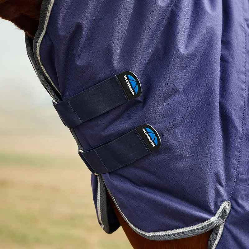 WeatherBeeta ComFiTec Tyro 50g Combo Turnout Rug - Navy/Charcoal-5