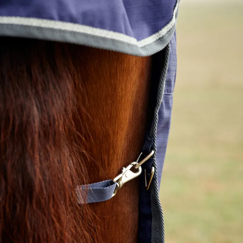 WeatherBeeta ComFiTec Tyro 220g Combo Turnout Rug - Navy/Charcoal-4